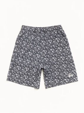 Stussy Skulls Jersey Short Sz L
